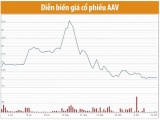 Cổ phiếu AAV của Công ty CP Việt Tiên Sơn Địa Ốc đã tăng sốc, giảm sâu sau khi lên sàn