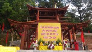 Lễ an vị thượng lương Lầu Đức Phật Quán Thế Âm Bồ Tát chùa Côn Sơn