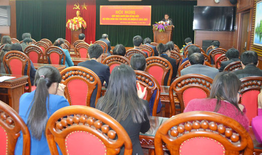 Hội nghị giới thiệu người ứng cử đại biểu HĐND tỉnh nhiệm kỳ 2016-2021
