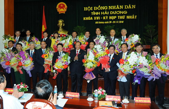 Kiện toàn bộ máy lãnh đạo tỉnh Hải Dương nhiệm kỳ 2016-2021