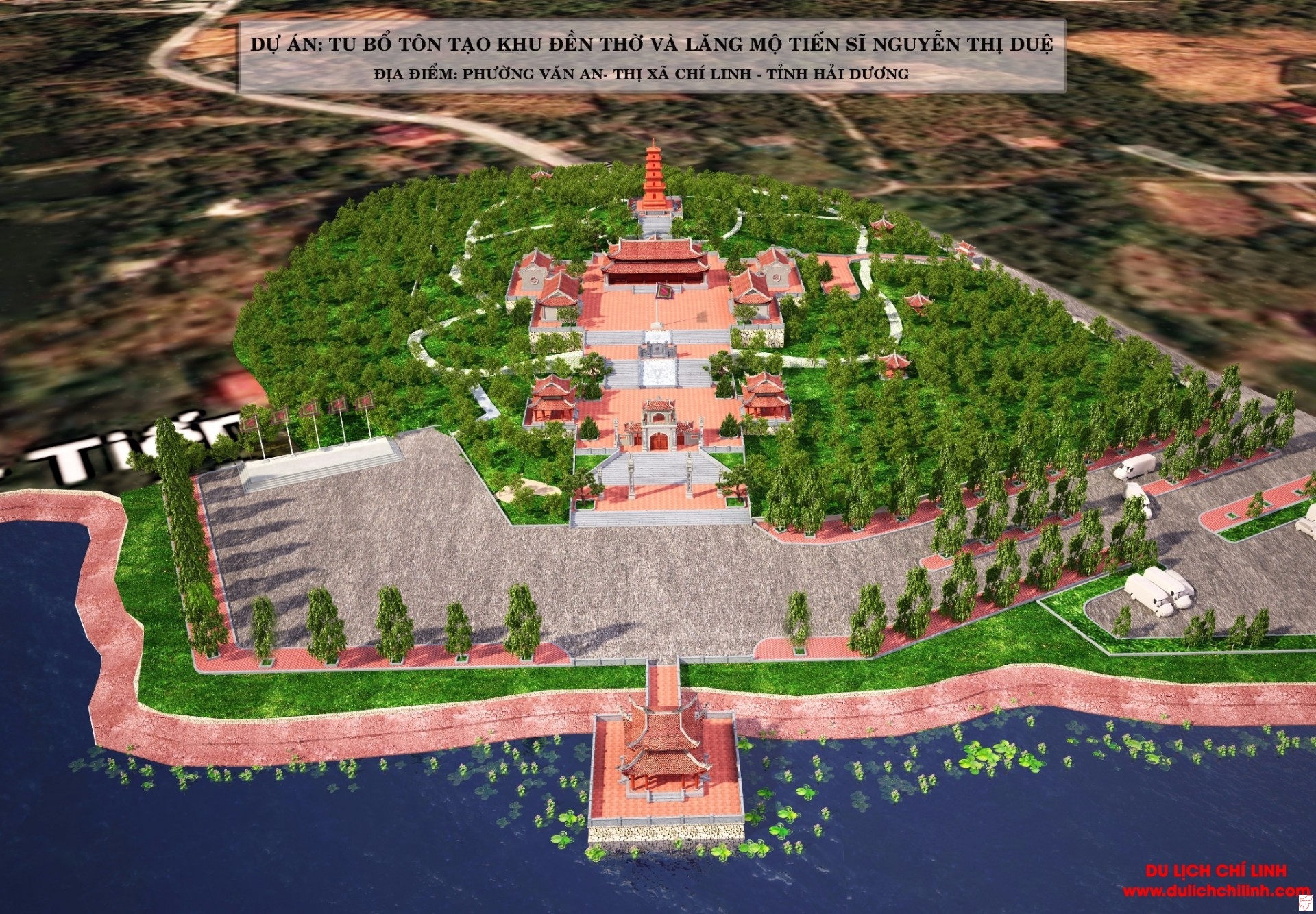 Quy hoạch Đền thờ Tiến sĩ Nguyễn Thị Duệ