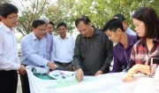 Đồng chí Bí thư Tỉnh ủy Nguyễn Mạnh Hiển kiểm tra quy hoạch tổng thể bảo tồn khu di tích Kiếp Bạc