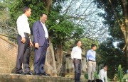 Đồng chí Bí thư Tỉnh ủy Nguyễn Mạnh Hiển kiểm tra thực tế tại chùa Thanh Mai