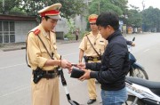 ​Chí Linh: 41 người bị tước giấy phép lái xe