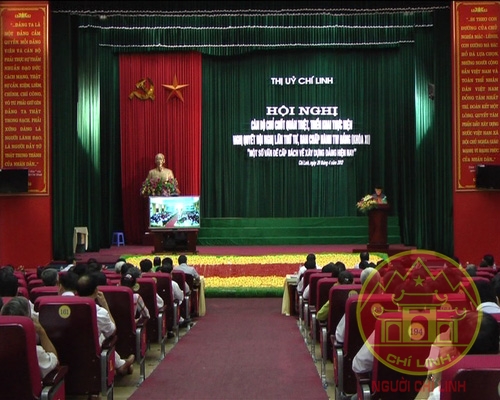 Khai mạc Hội nghị lần thứ 4 BCH Đảng bộ thị xã Chí Linh khóa 22