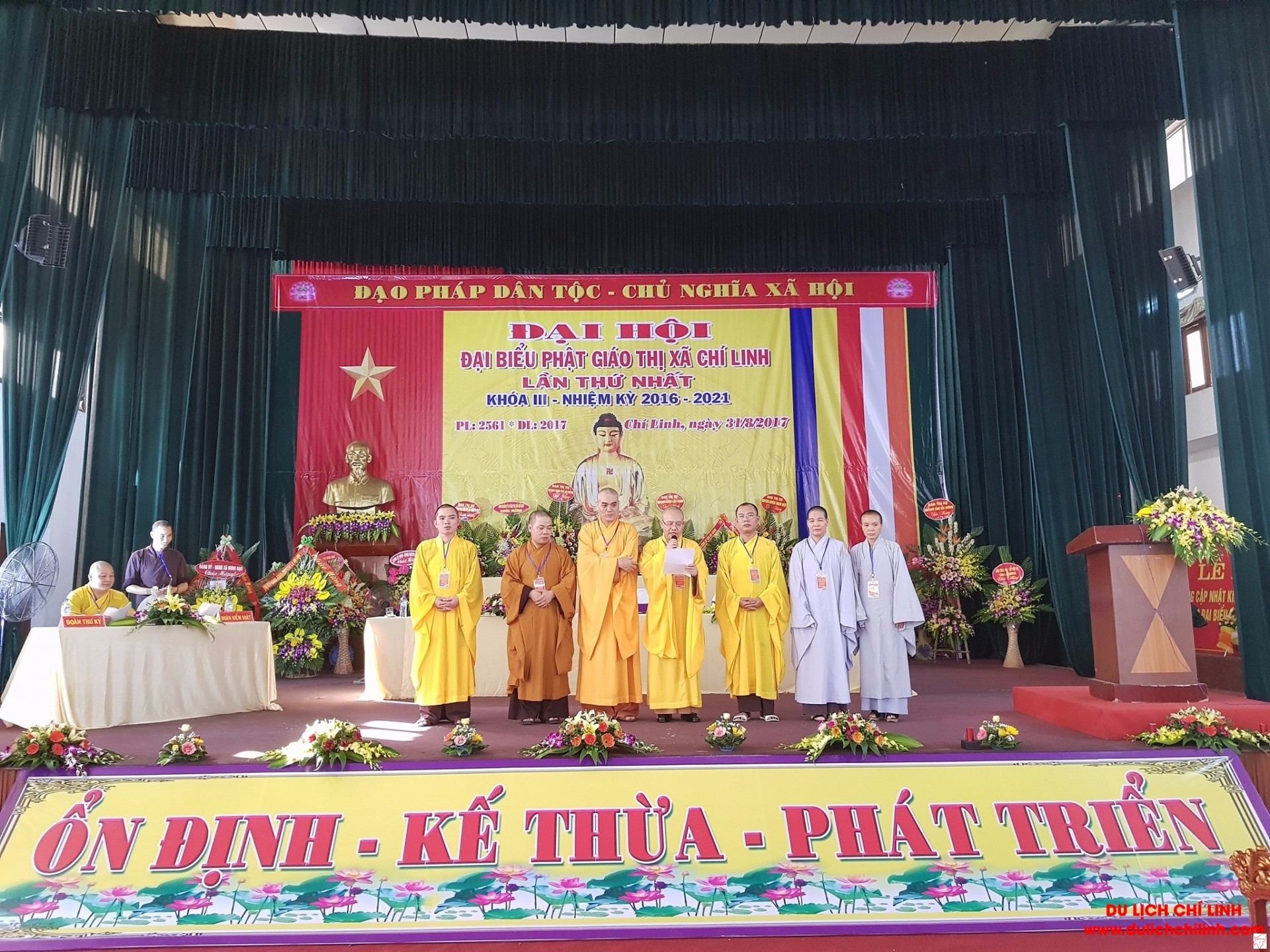 Ban Trị sự Giáo hội Phật giáo thị xã Chí Linh nhiệm kì 2016 - 2021