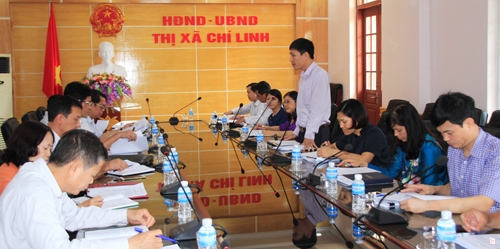 Ban Pháp chế HĐND tỉnh giám sát thị xã Chí Linh