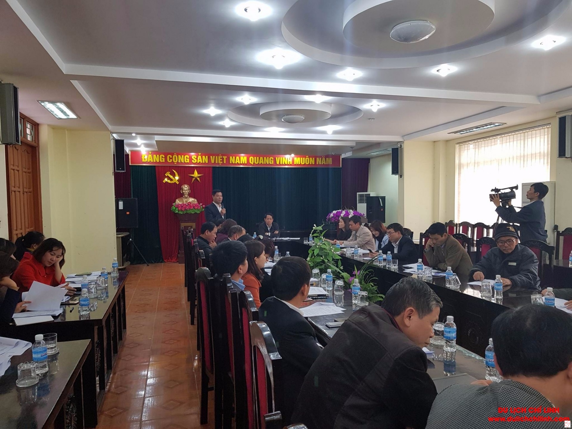 Hội nghị triển khai kế hoạch tổ chức lễ hội đền Cao năm 2018.
