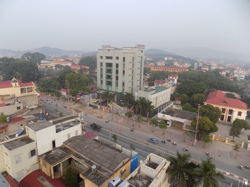 Một góc thị xã Chí Linh.