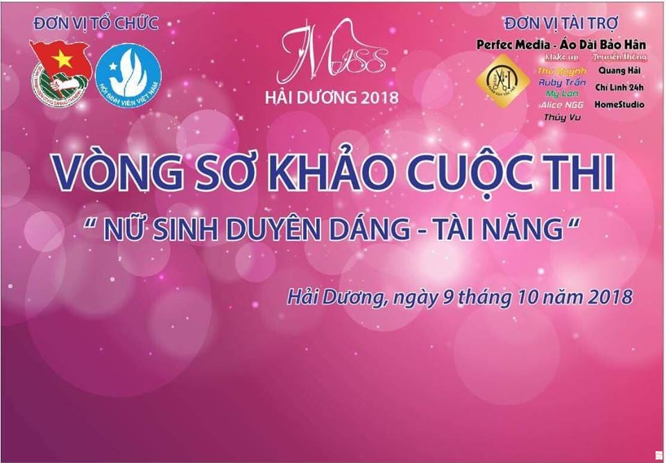 Sơ khảo Cuộc thi "Nữ sinh duyên dáng tài năng " Miss Hải Dương 2018