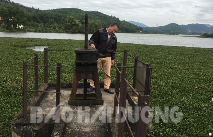 Các hồ đập ở thị xã Chí Linh đang được quản lý, vận hành chặt chẽ để bảo đảm nhu cầu nước tưới cho sản xuất