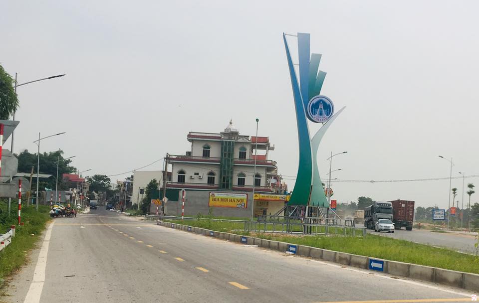 Thành phố Chí Linh lắp đặt biểu tượng tại các cửa ngõ